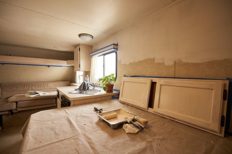 Painting an RV Interior