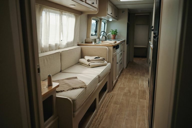 How To Reupholster Camper Cushions The Easy Way