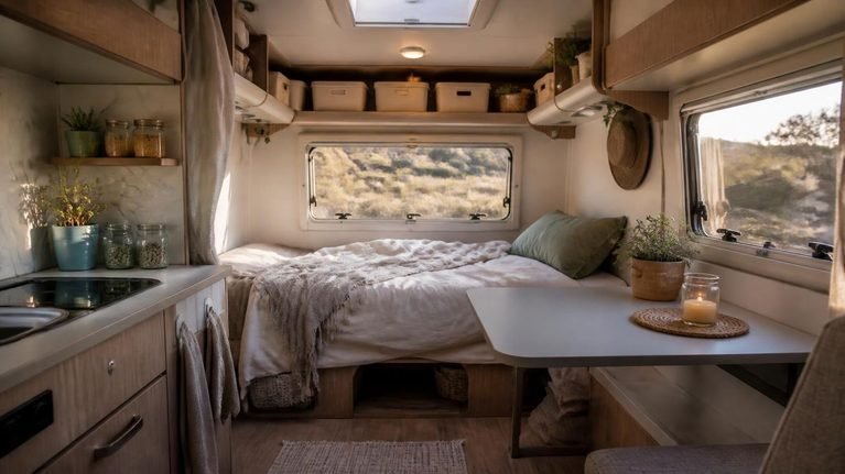 Tiny Camper Essentials for a Cozy and Organized Space